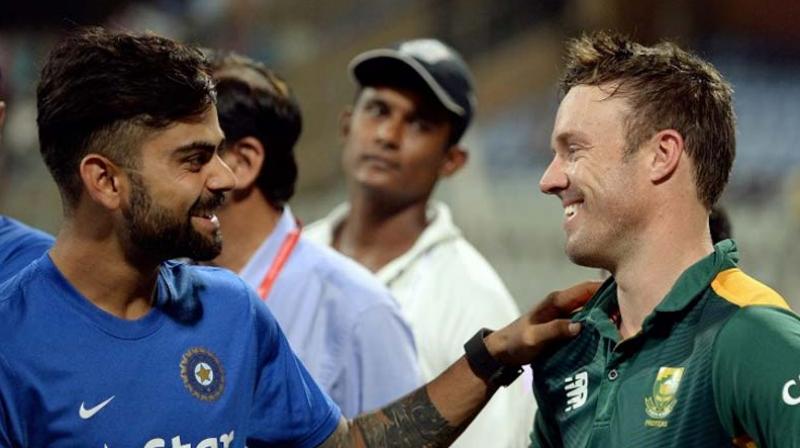 Indian skipper Virat Kohli simply does not understand why every Indo-South Africa series to be billed as a battle between him and AB de Villiers.(Photo: AFP)