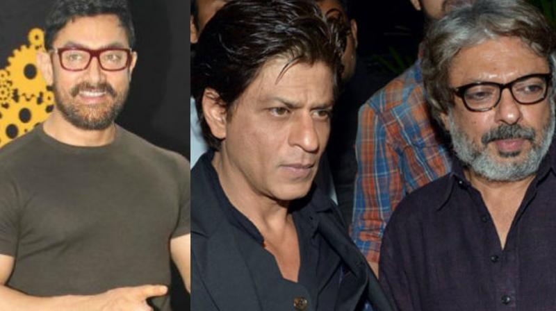 Shah Rukh Khan, Sanjay Leela Bhansali and Aamir Khan.