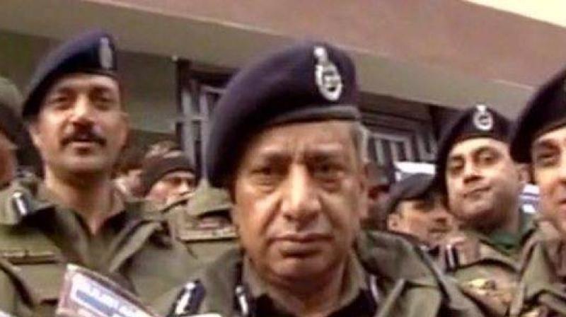 At a hurriedly called joint press conference of army, police and CRPF, Jammu and Kashmir Police chief SP Vaid said this is one of the biggest counter-offensives in recent times against terror groups operating in the Kashmir Valley. (Photo: ANI)