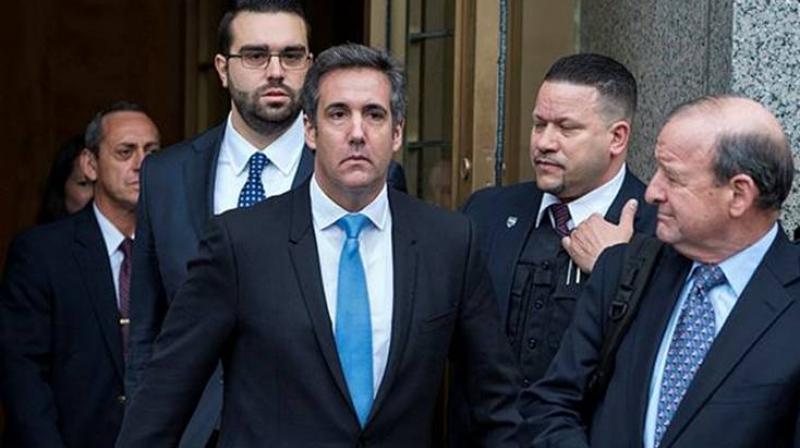 Invoking the fifth will allow Cohen (C) to avoid revealing sensitive information in the wider probe into him. (Photo: AP)