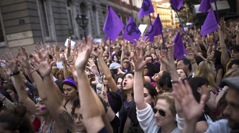 In Barcelona, thousands packed into the central square banging pots and pans and jangling their keys in the air. (Photo: AP)