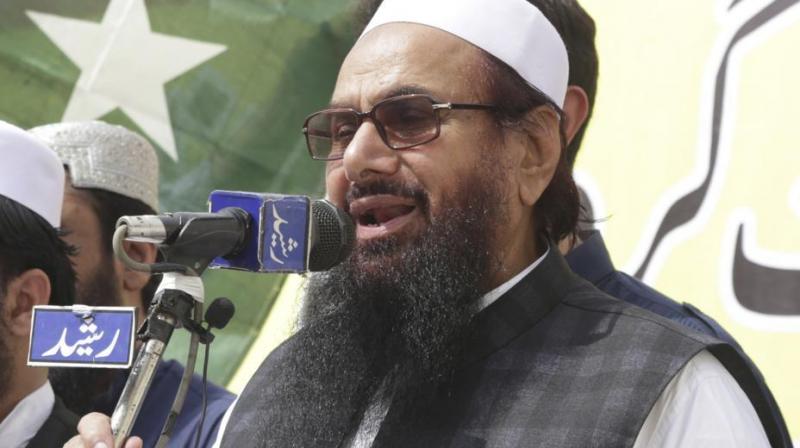 Saeed on Saturday held the MMLs first rally in Haroonabad, some 400 km from here, asking the participants to vote for the MML and canvass for it. (Photo: AP)