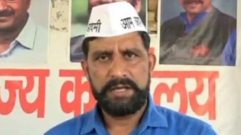 Jaihind said, I offer to pay Rs. 20 lakh to BJP politicians if they allow kukarm (rape) on themselves by 10 people. (Photo: ANI | Twitter)
