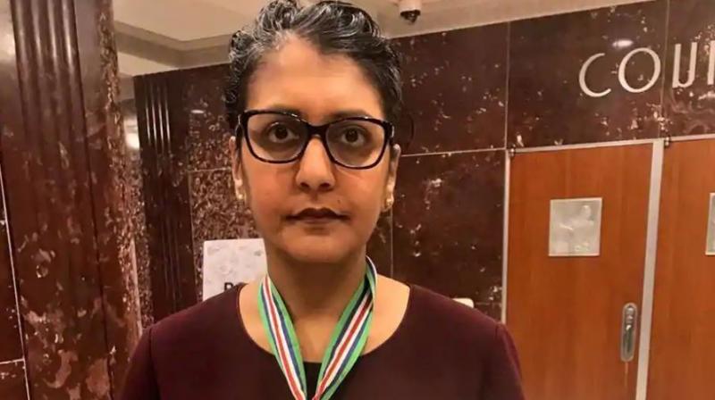 Minal Patel Davis, special advisor on human trafficking to Houston mayor Sylvester Turner, received the Presidential Medal for Combating Human Trafficking in the White House last week. (Photo: City of Houston/Twitter)
