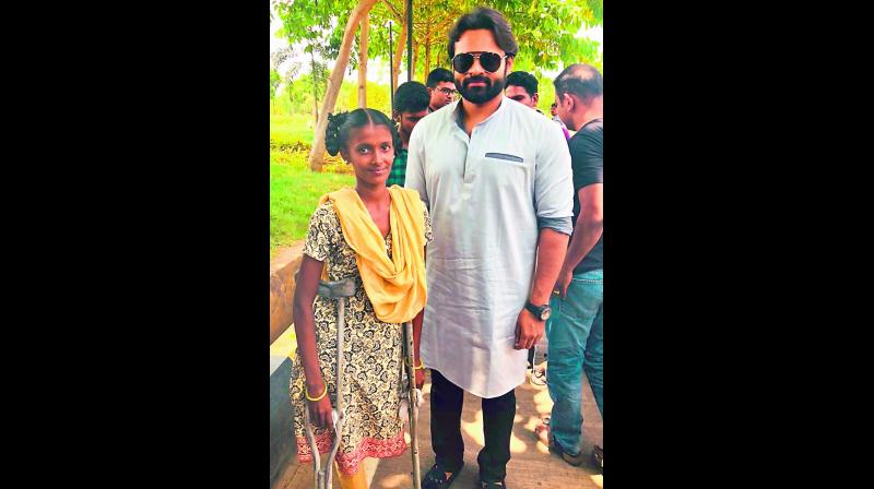 Sai Dharam Tej with Bangaramma