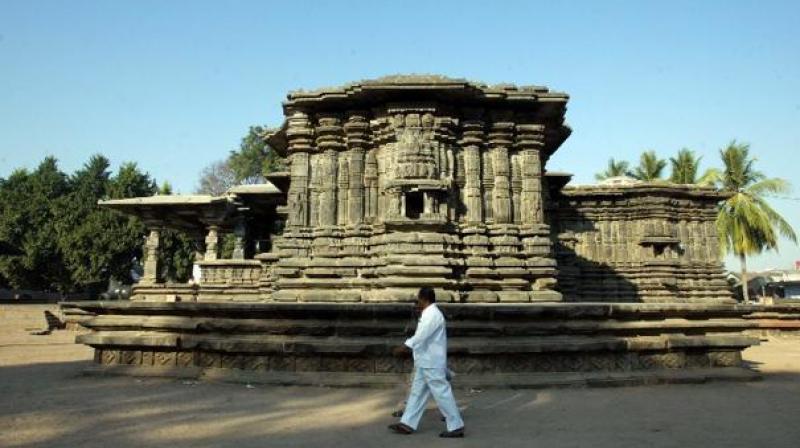 Thousand Pillar Temple in Warangal. (Photo: AFP)
