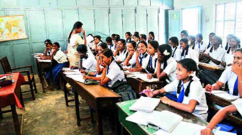 The ambitious programme of the state government to strengthen English language skills of students at primary level seems to be hit by teachers inadequate English language teaching skills, especially in Nellore district. (Representational image)