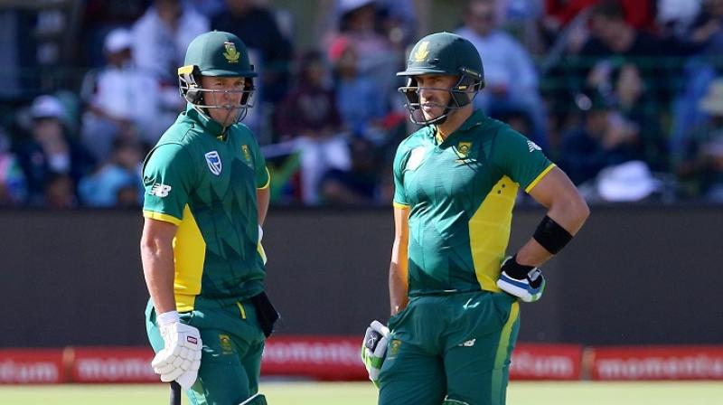 \Im not too worried where I bat, the last while its been at No 4. Im very happy to move around the order. If it suits the team that I come in to bat at No 5 or No 3,\ said AB De Villiers. (Photo AFP)