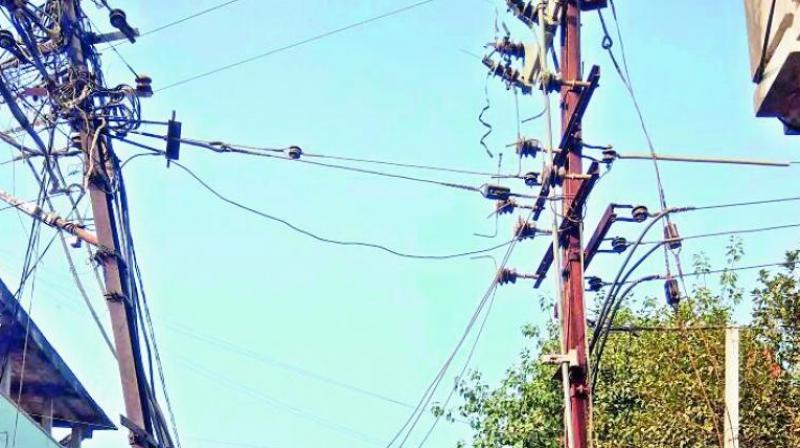 According to the police the victim climbed the electric pole to connect a new metre on Saturday evening. He was electrocuted and fell down, resulting in severe head injury. (Representional Image)