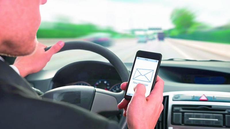 Research had shown that use of mobile phones behind the wheel was at â€œepidemic proportionsâ€ because people did not believe they would be caught. (Representational image)