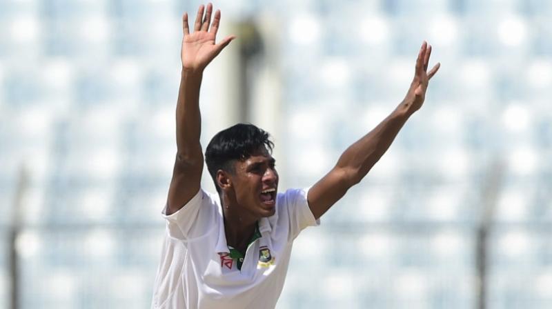 Mustafizur Rahman will not be a part of the one-off Test against India as he has not had enough game time post his surgery. (Photo: AFP)