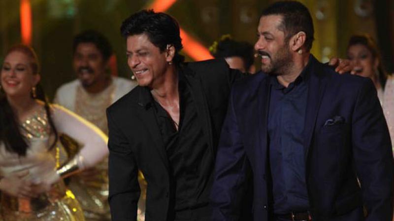 Salman Khan and Shah Rukh Khan.