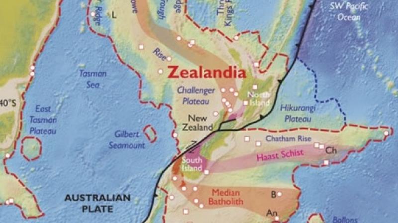 The scientists, mostly from the official New Zealand research body GNS Science, said Zealandia was once part of the Gondwana super-continent but broke away about 100 million years ago. (Photo: GNS)