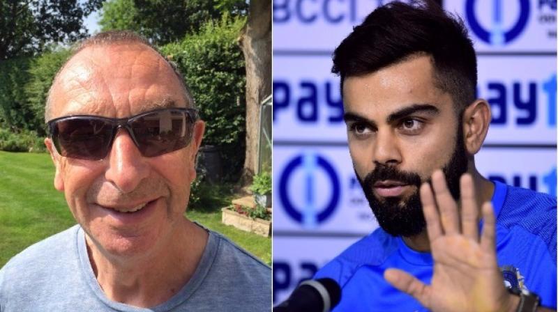 English cricketer-turned-commentator David Llyod feels that Kohli should rein his belligerence, adding he does it to hog all the limelight. (Photo: Twitter/PTI)