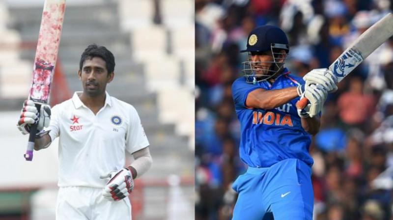Wriddhiman Saha  recently spoke about playing under MS Dhoni, and how being a wicketkeeper-batsman can be important to the team.(Photo: AFP)