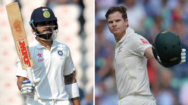 Being the top two ranked Test batsmen in the world, the contest between Virat Kohli and Steve Smith promises a lot of intricacies. (Photo: AFP)