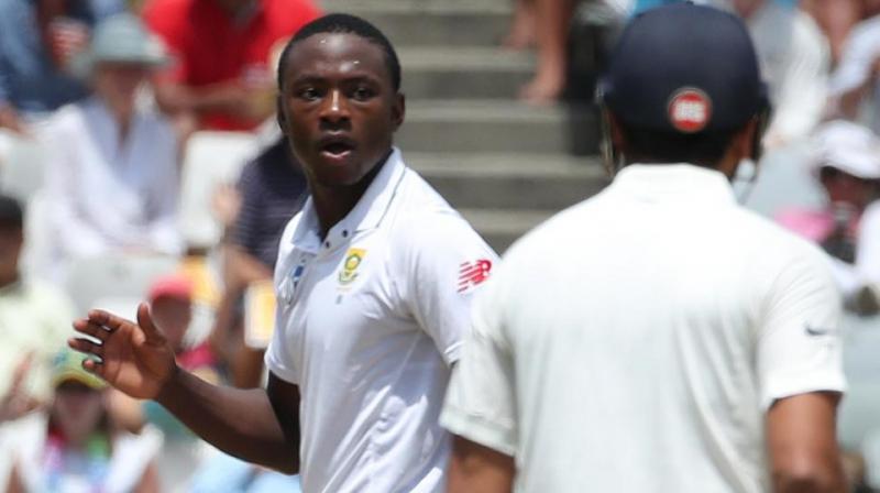 \We are slightly ahead and we are not going to give in. We need more hard work but we will take it at the end of the day,\ said Kagiso Rabada. (Photo: BCCI)