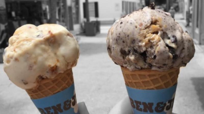 Ben & Jerrys vegan ice cream. (Photo: Instagram / beardedmountain)