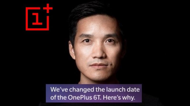 OnePlus had planned to announce the OnePlus 6T on October 30 in Ney York.