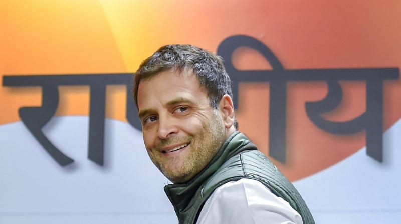 Congress President Rahul Gandhi will be attending all the three oath-taking ceremonies. (Photo: PTI)