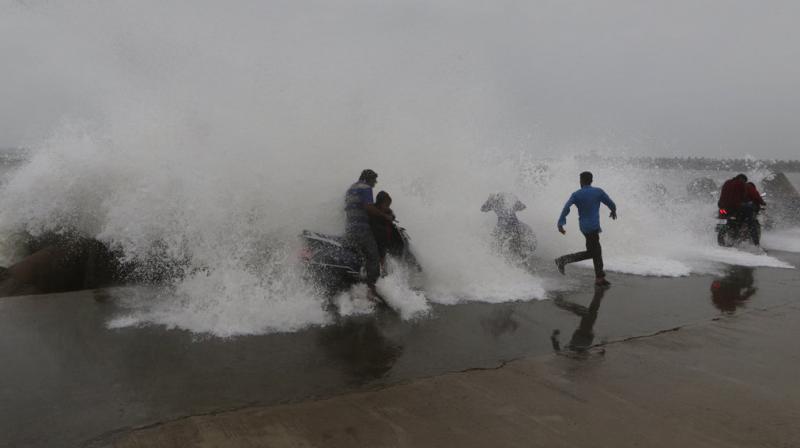 The Real-Time Governance Centre at the state Secretariat in Amaravati announced that Phethai weakened into a cyclone as it made landfall near Katrenikona around 12.25 pm with a wind speed of 80 kmph. (Representational Image | AP)