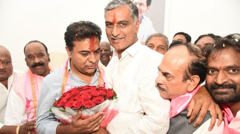 K T Rama Rao has been appointed as TRS working president as K Chandrasekhar Rao would be focusing on national politics. (Photo: Twitter | @trspartyonline)