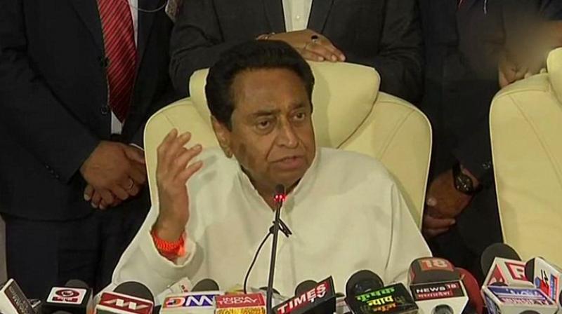 After joining this post (of Chief Minister), the first file I have signed is of farm loan waiver of Rs 2 lakh each, as I had promised to the farmers, Madhya Pradesh CM Kamal Nath said. (Photo: ANI)