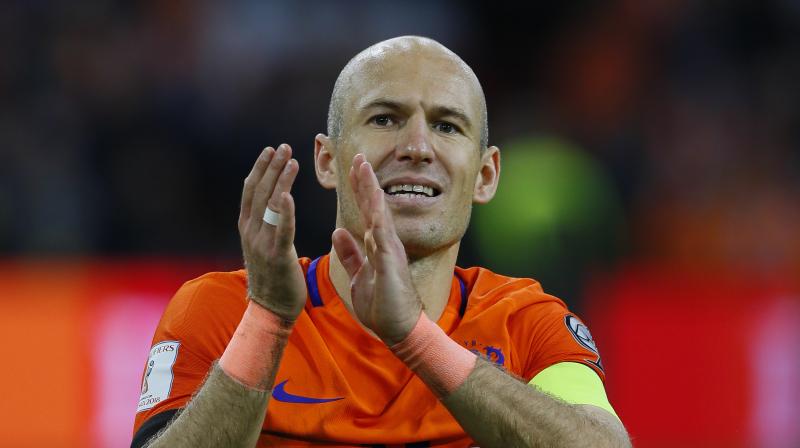 Arjen Robben ends international career as Netherlands miss out on 2018 FIFA World Cup