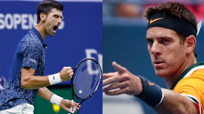 Juan Martin del Potro, who made it to the final after defending champion and world number one Rafael Nadal quit his last-four clash due to knee injury, will now face Novak Djokovic, the 2011 and 2015 winner, who reached his eighth final at the tournament and 23rd of his Grand Slam career with a 6-3, 6-4, 6-2 stroll past Japans Kei Nishikori. (Photo: AP)