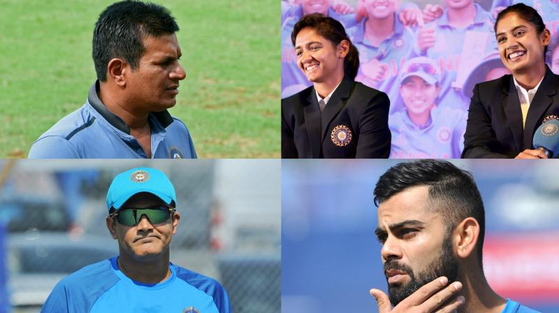 Last year, mens team head coach Anil Kumble resigned after his much-publicised differences with captain Virat Kohli while Indian womens cricket team coach Tushar Arothes stint ended after his position became untenable due to alleged differences with some of the senior players. (Photo: PTI / AP)