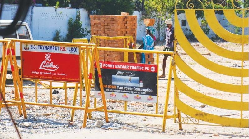 The new Nadigar Sangam building site.  (Photo: DC)