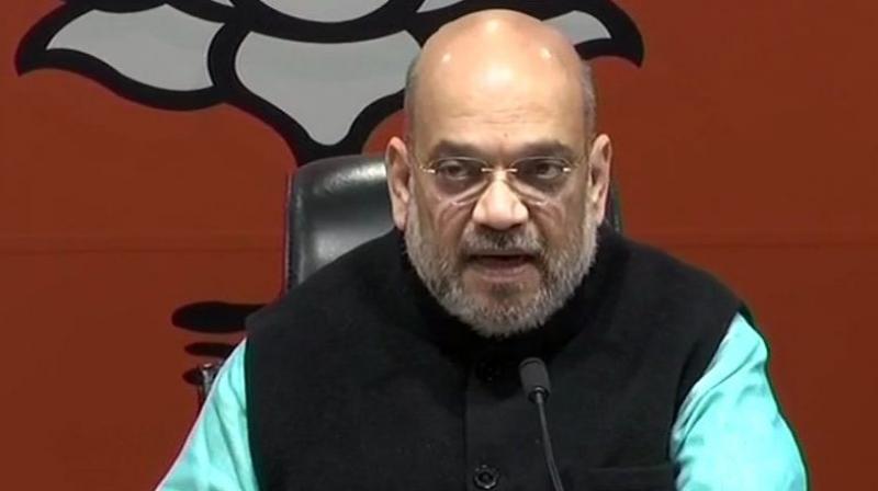 The entire West Bengal administration is working for the ruling TMC, BJP President Amit Shah said. (Photo: ANI)