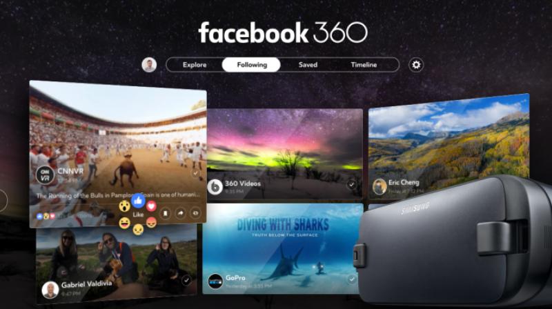 In the Facebook 360 app, you can react to 360 photos and videos and share them on Facebook, with more social features coming soon.