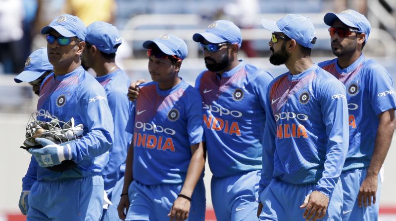 India suffered a nine-wicket loss to West Indies on Sunday, after Evin Lewis heroics helped the defending World T20 champions claim a win, and thereby clinch the one-off T20 match 1-0.(Photo: AP)