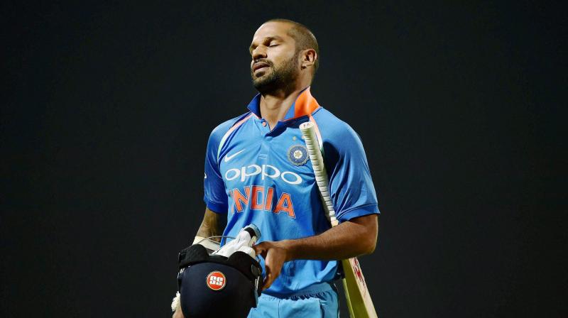 It was in the first six overs that they took the game away from us. After the first six overs even they werent hitting the ball that frequently  it wasnt like 10 an over against the spinners in the middle overs. Thats because the wicket was a little slow,  Shikhar Dhawan said. (Photo: PTI)