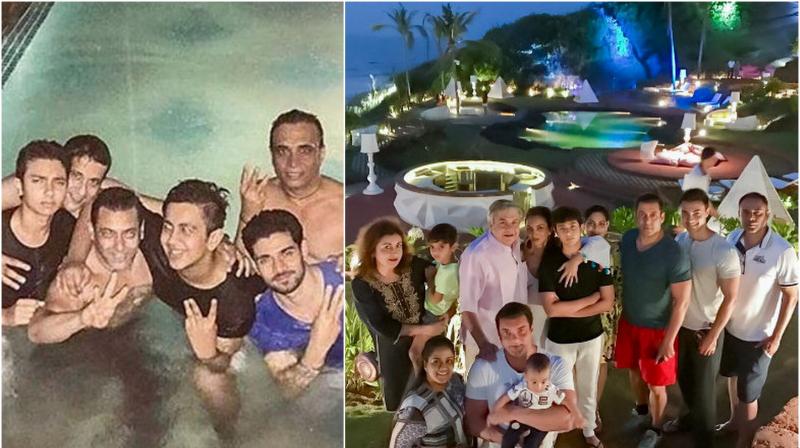 Apart from the entire Khandaan, Sooraj Pancholi and Arbaaz Khans rumoured girlfriend was also present at the bash.