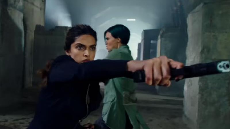 Deepika shows some cool moves in the latest promo of her Hollywood flick