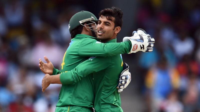 Shadab Khans 3/7 spell set up a thumping Pakistan win against West Indies in the first T20. (Photo: AFP)