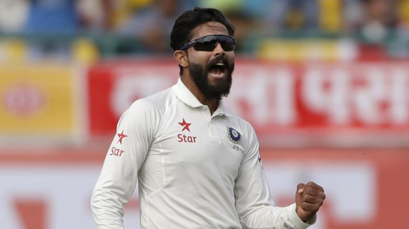 Ravindra Jadeja has scalped three wickets as India dominate proceedings in Dharamsala Test against Australia. (Photo: AP)