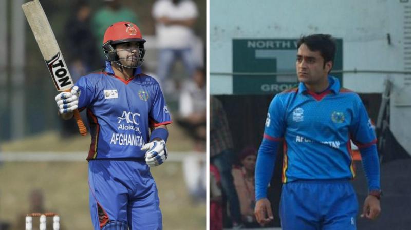 Afghanistan cricketers Mohammad Nabi and Rashid Khan will make their IPL debut as they gear up to play for defending champions Sunrisers Hyderabad in IPL 10. (Photo: PTI / ICC)