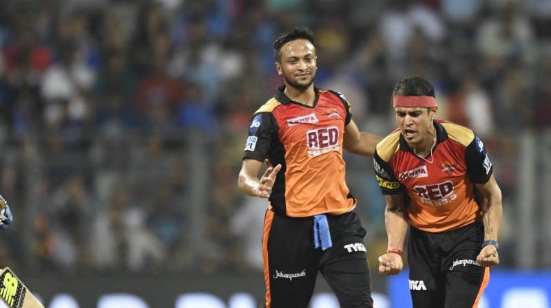 What led to the breach of conduct was not mentioned in the advisory but Kaul got a bit carried away while celebrating the dismissal of Mumbai spinner Mayanka Markande at the Wankhede Stadium last night. (Photo: Rajesh Jadhav / Deccan Chronicle)