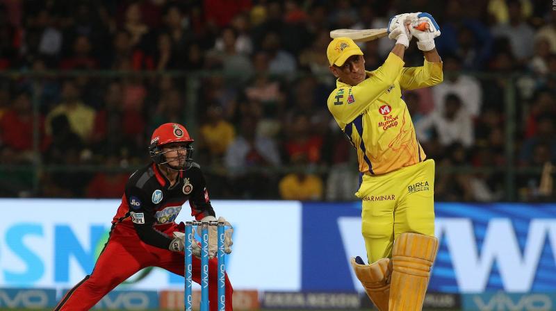 MS Dhoni scored 70 runs as he guided CSK to a five-wicket win against RCB. (Photo: BCCI)