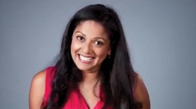 A screenshot of Kavitha from the video