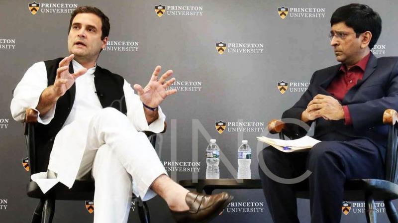 Its not my place to say that China should be democratic or not. They have chosen their path and we have chosen ours, says Rahul Gandhi. (Photo: Twitter/INCIndia)