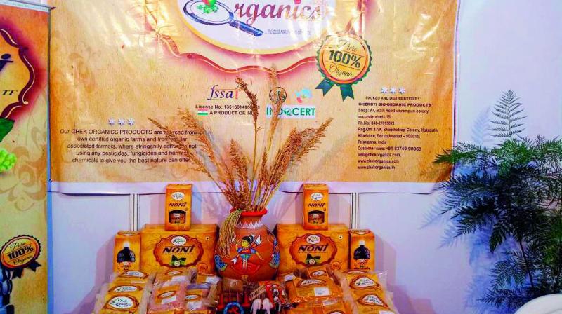 Chekoti Bio Organic puts its products on display at its office. (Photo: DC)
