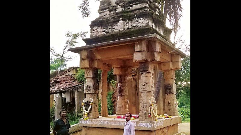 Kempegowdas tomb at Magadi near Bengaluru.