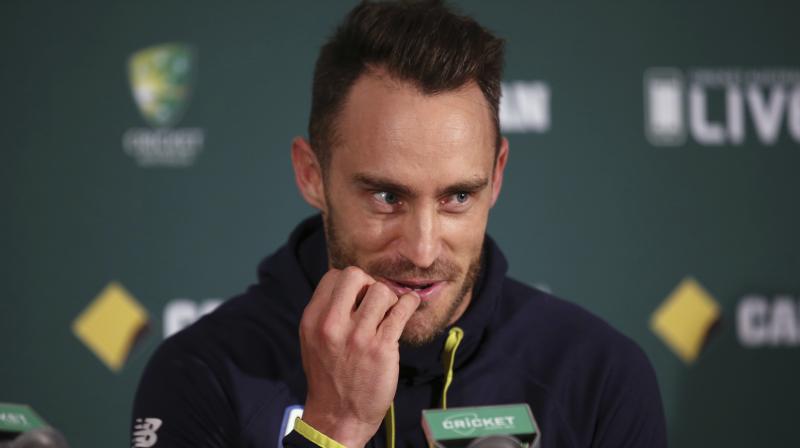 â€œI see myself heading towards the 2019 World Cup playing all formats of the game and then calling time on my career,â€said Faf du Plessis. (Photo: AP)