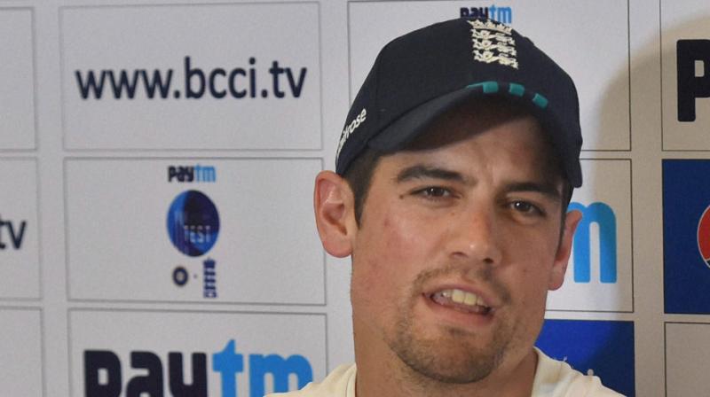 \I do look forward to the day when hopefully I can play a Test match as just a batter, theres no doubt about that,\ said Alastair Cook. (Photo: PTI)