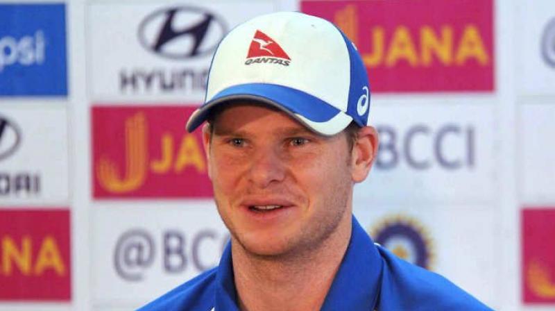 \If theres anything called momentum in cricket its probably with us at the moment,\ said Steve Smith after Australia drew the third Test against India in Ranchi. (Photo: PTI)