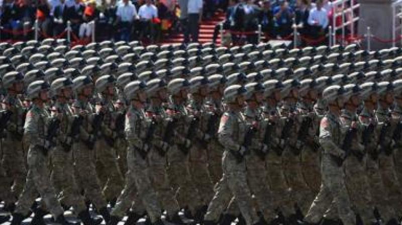 China marked 90 years since the founding of the Peoples Liberation Army with a grand parade (Representational Image)